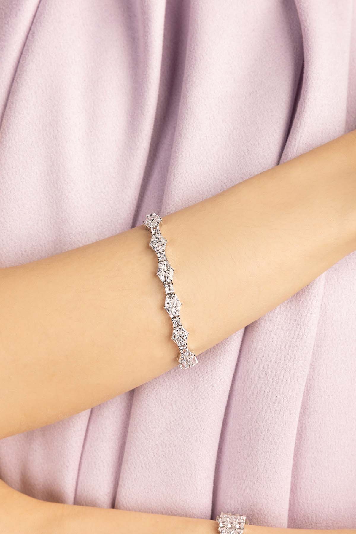 Bracelet Art Déco Pavé - Image 2