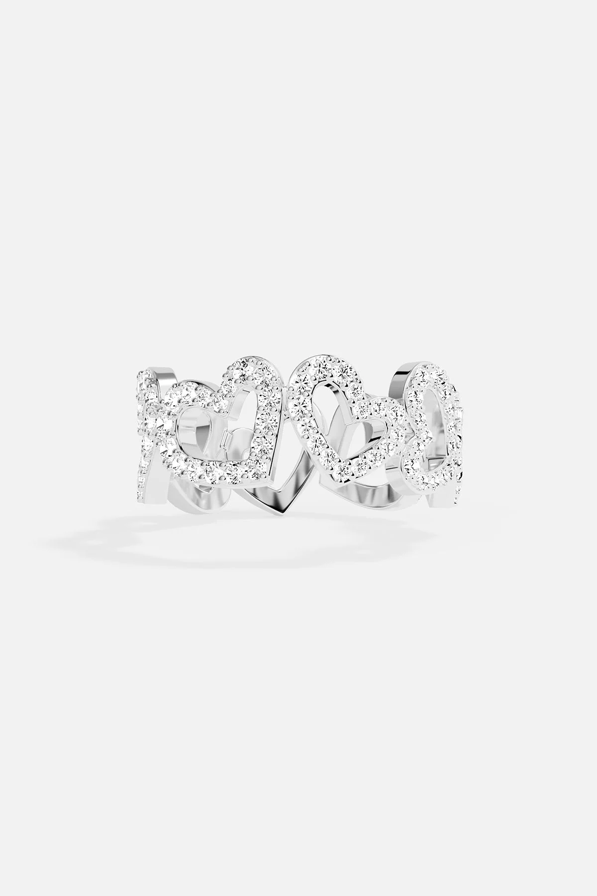 Bague cœur Asymétrique