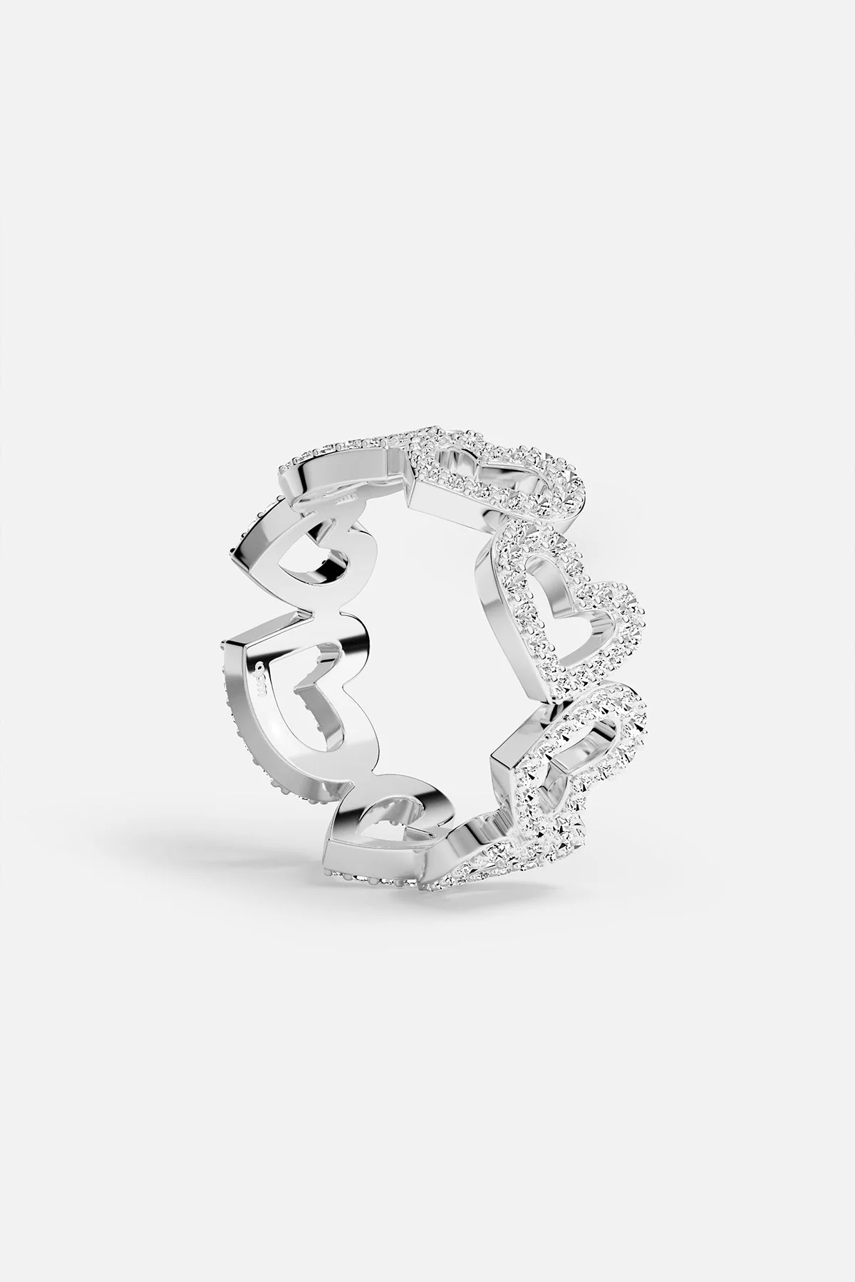 Bague cœur Asymétrique - Image 5