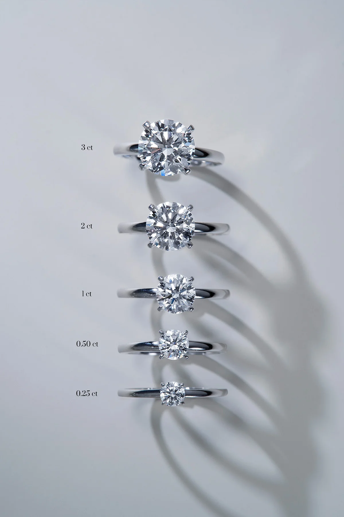 Bague Solitaire Rond (2ct) Or 18 Carats - Image 7