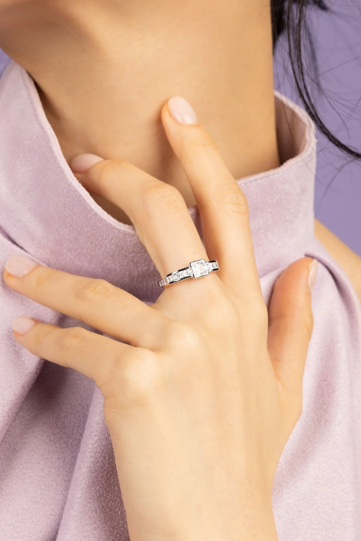 Bague Lumière Pavé - Image 2