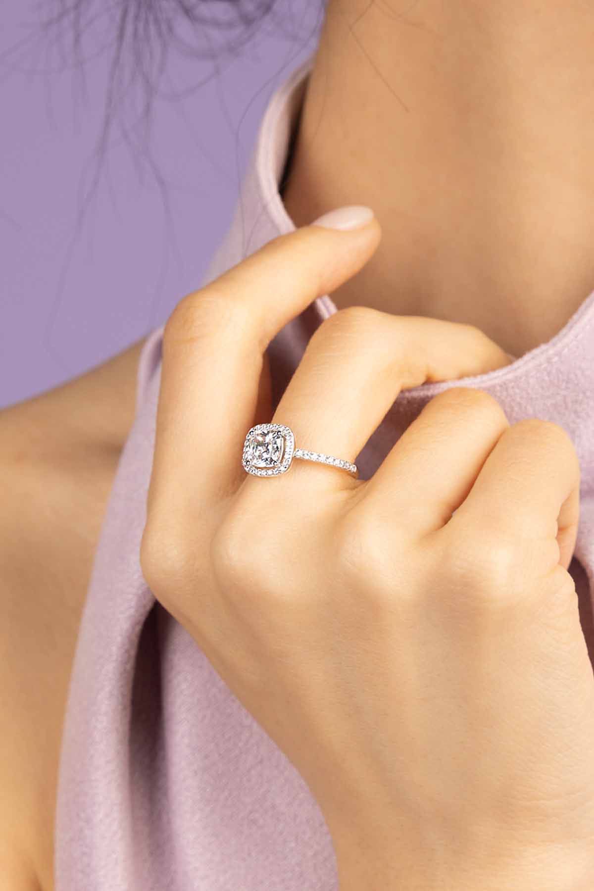 Bague Solitaire Lumière - Image 2