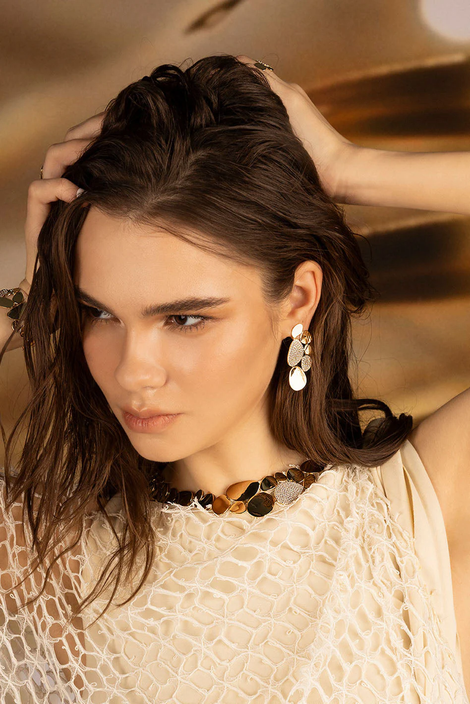 Boucles d'Oreilles Galet XL - Image 3