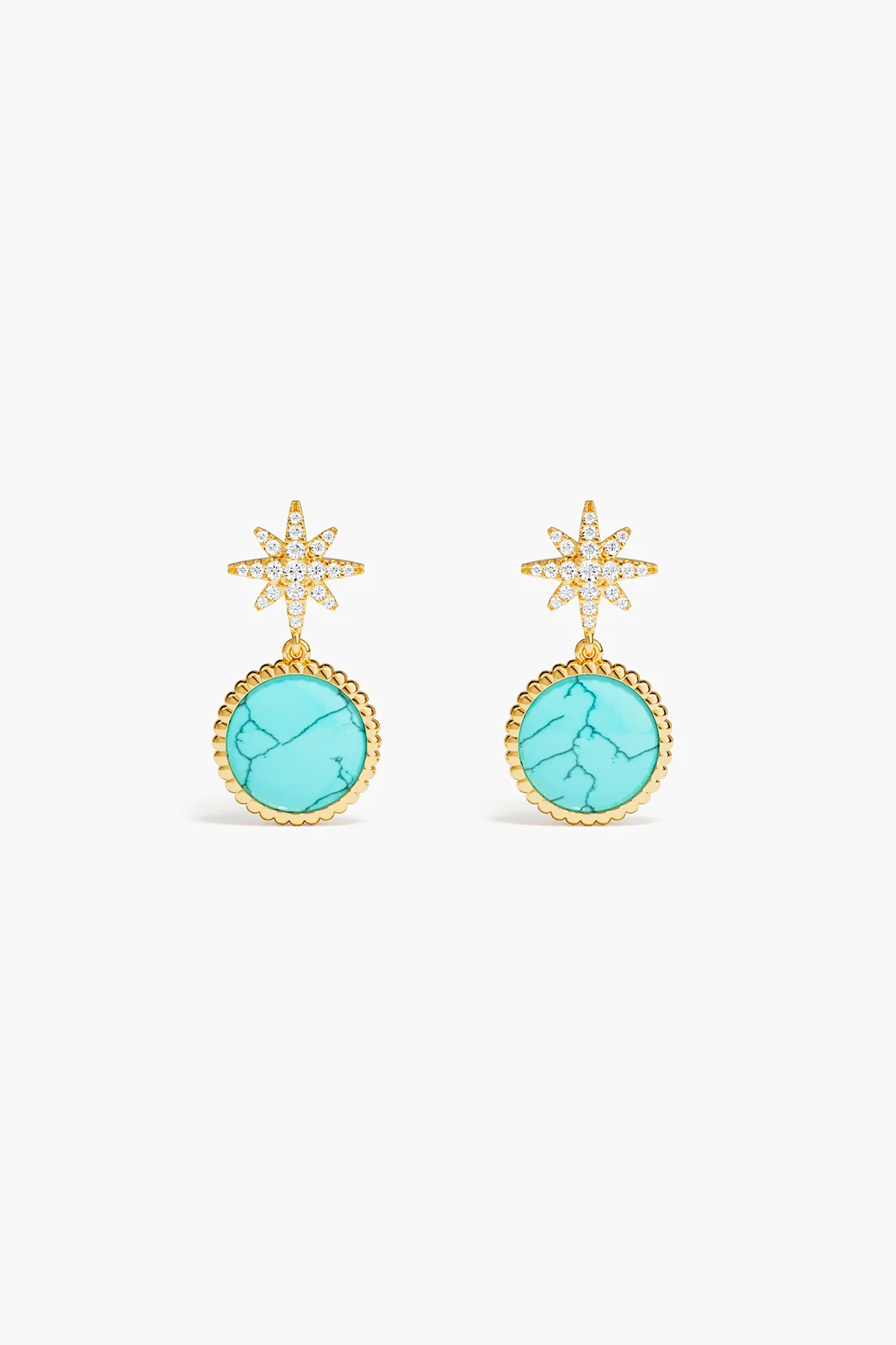 Boucles d'oreilles Météorites Lagon