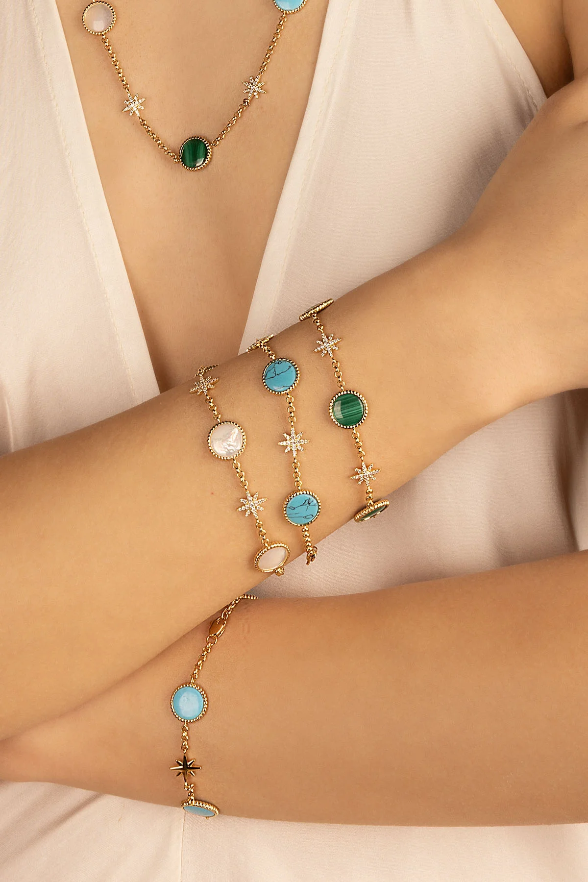 Bracelet Météorites Lagon - Image 2