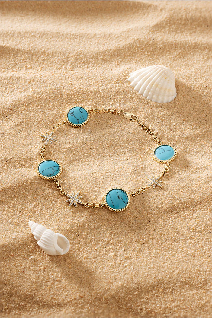 Bracelet Météorites Lagon - Image 3