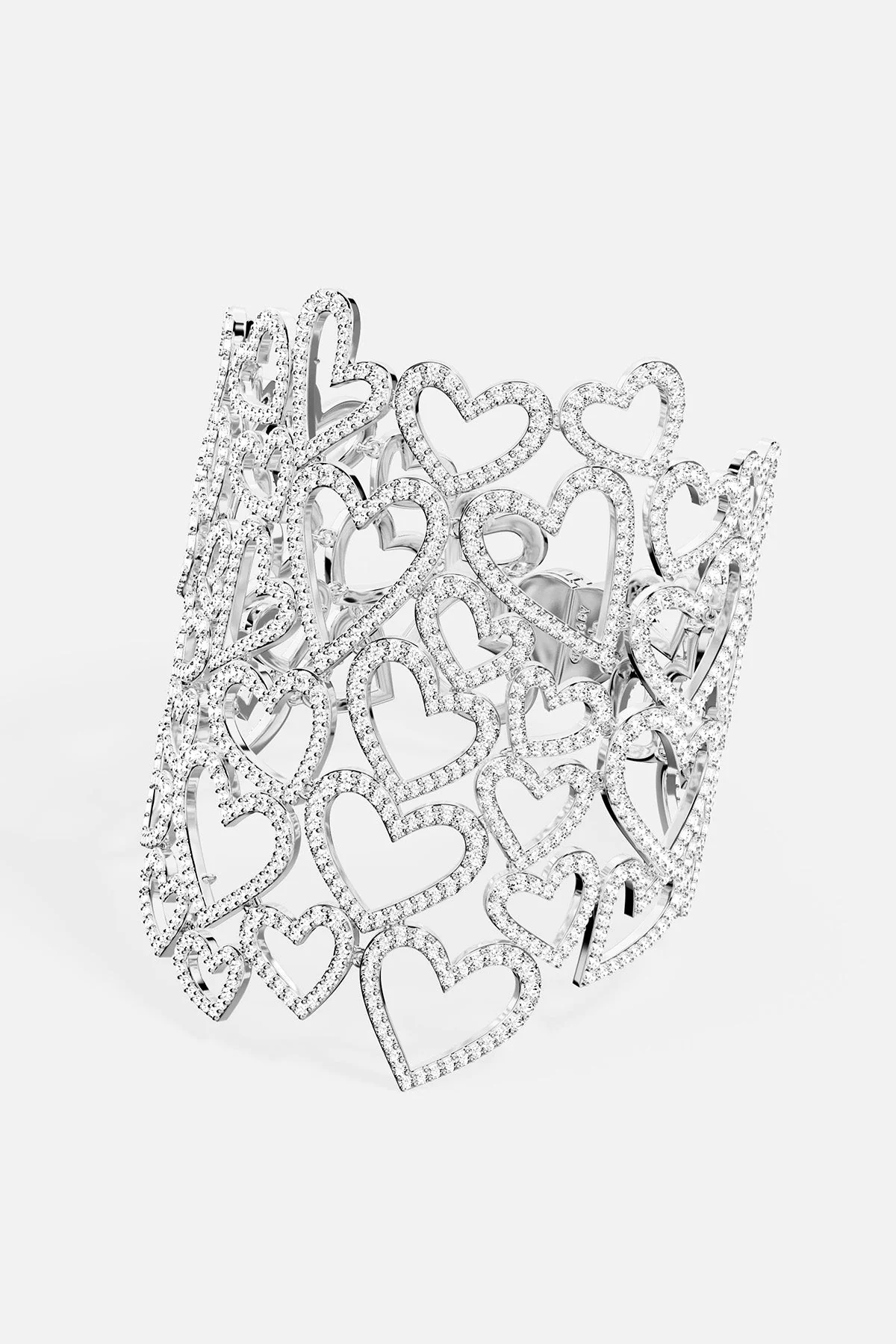 Bracelet Manchette Cœur - Image 4