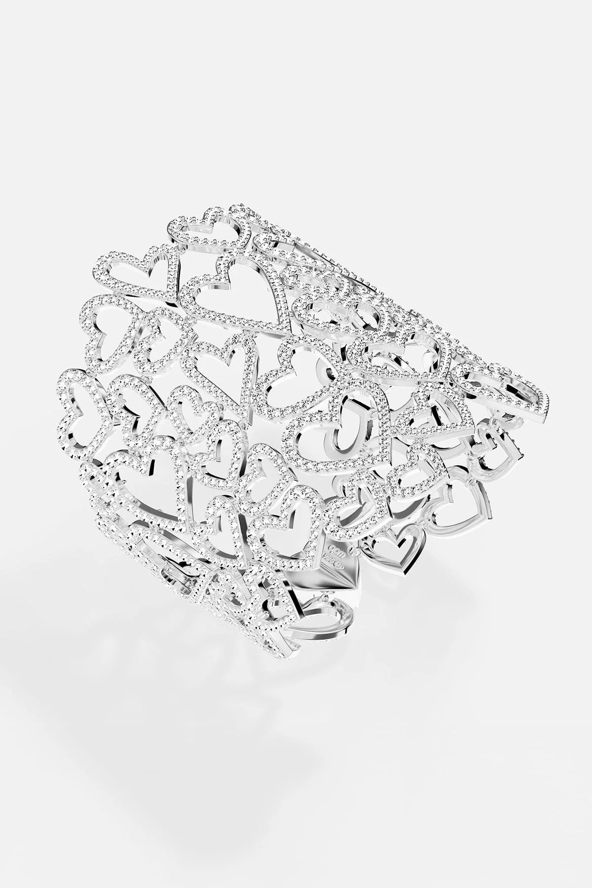 Bracelet Manchette Cœur - Image 5
