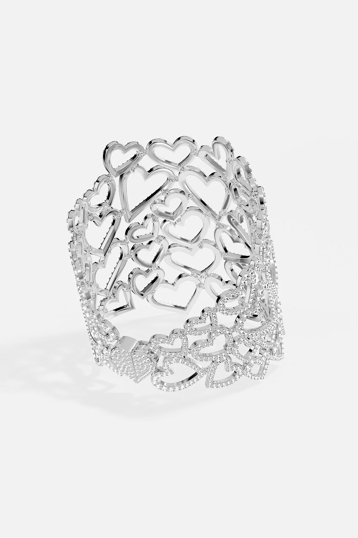 Bracelet Manchette Cœur - Image 7
