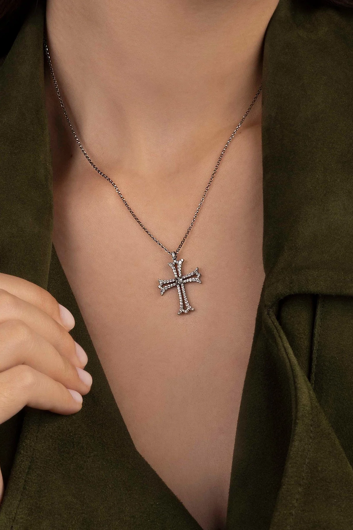 Collier Ajustable Croix - Image 2
