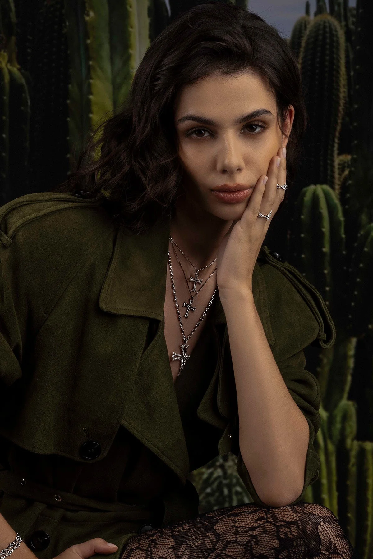Collier Ajustable Croix - Image 3