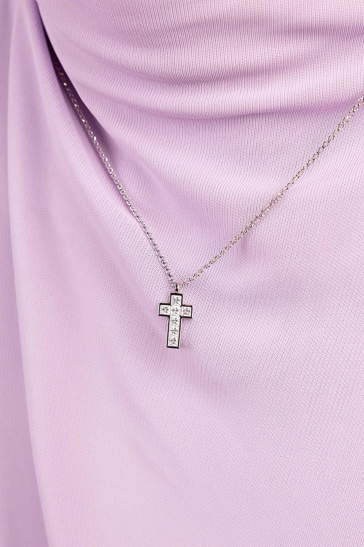 Collier Croix Pavé - Image 2
