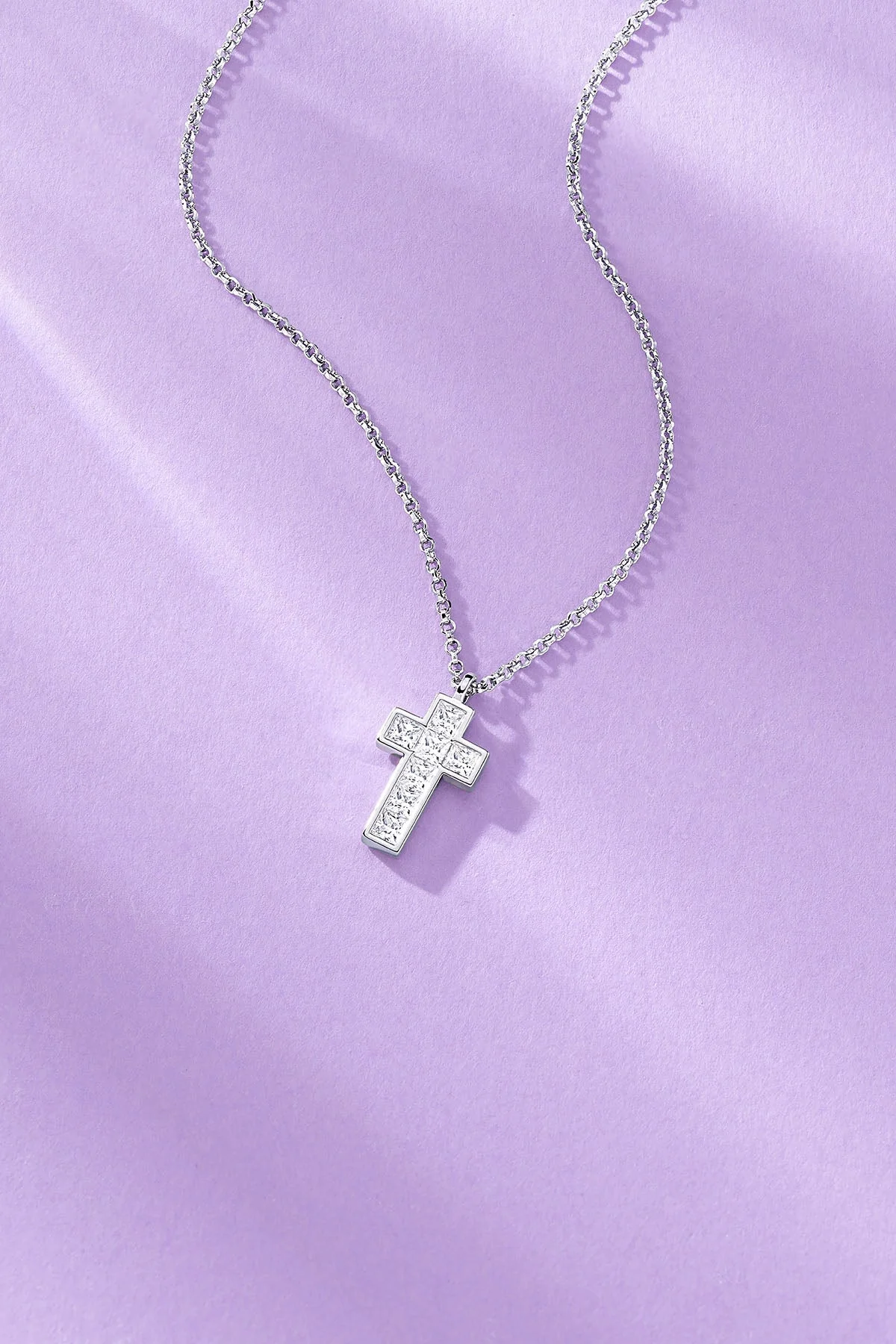 Collier Croix Pavé - Image 3